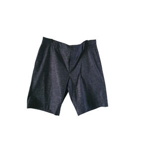 Slazenger Men's Gray‎ Space Dye Flat Front Golf Shorts - 38